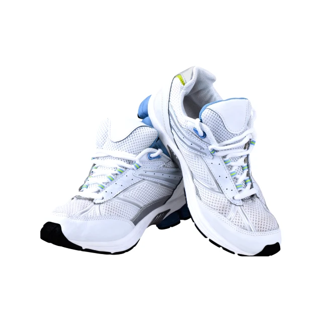 Basket Running Homme Blanc Bleu – Chaussures Sport Légères Respirantes – Image 3