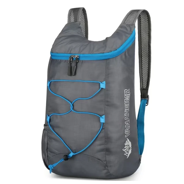Sac à Dos Sport Orange – Sac Léger Pliable Randonnée Voyage – Image 5