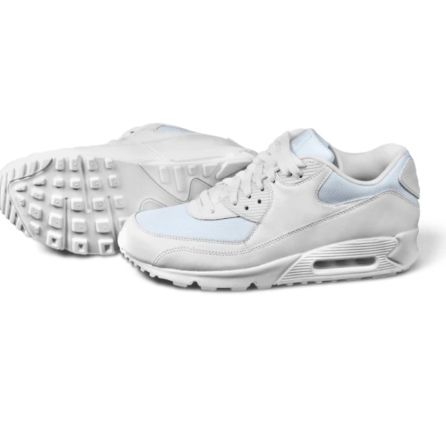 Basket Unisex Blanc Bleu Air – Chaussures Sport Confort Amorti